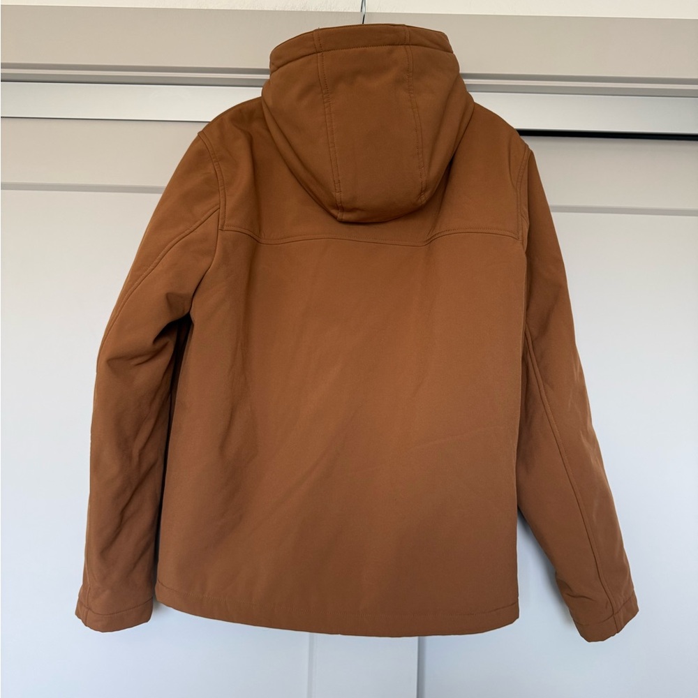 Levi’s Softshell Sherpa Lined Performance Tan Hoo… - image 8